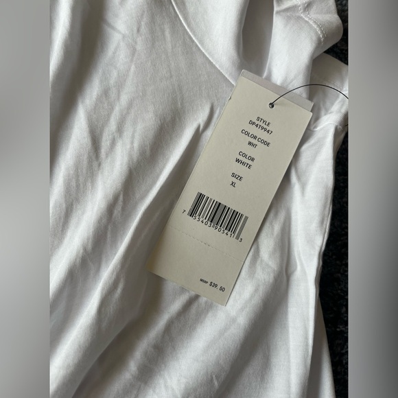 DKNY White XL T-Shirt - Picture 3 of 5